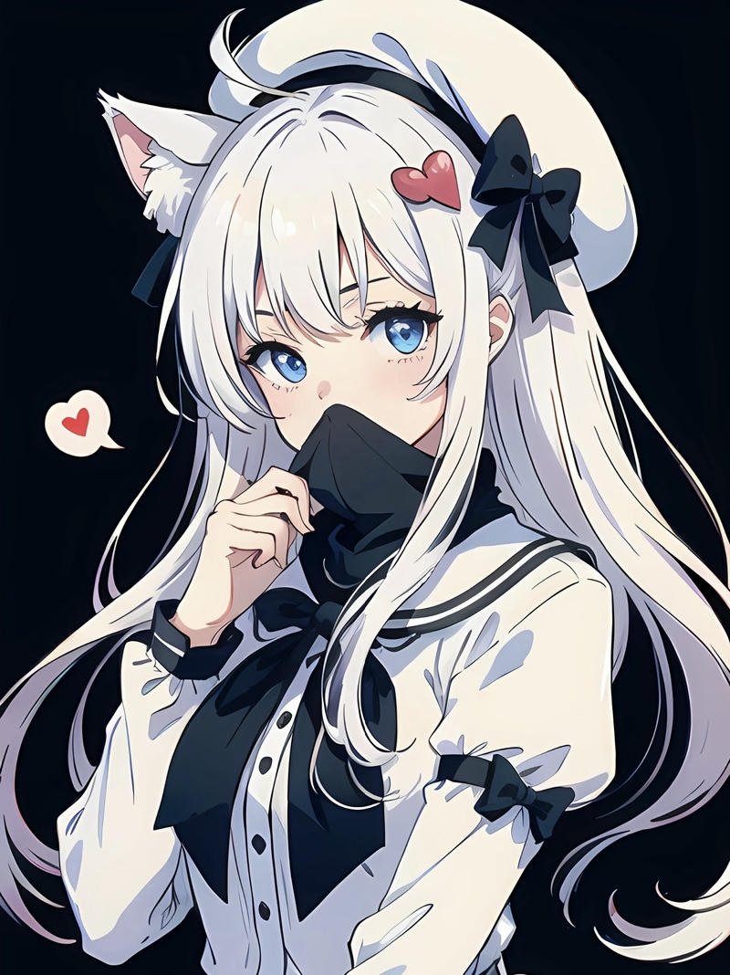 Ảnh anime nữ dễ thương phong cách trẻ trung hiện đại