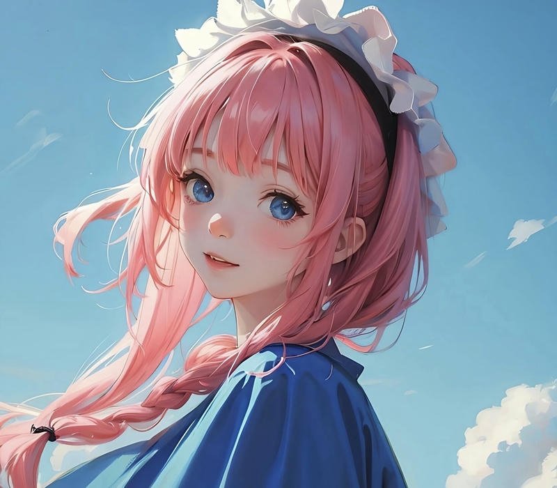 Ảnh anime nữ đẹp trong trẻo phù hợp giải trí