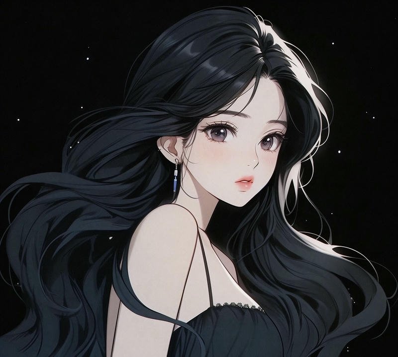 Ảnh anime nữ ngầu cá tính cho avatar đẹp