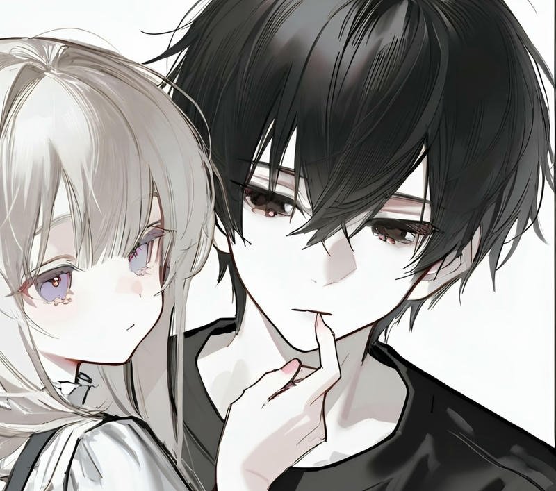 Ảnh avatar đôi anime cặp nhân vật song song