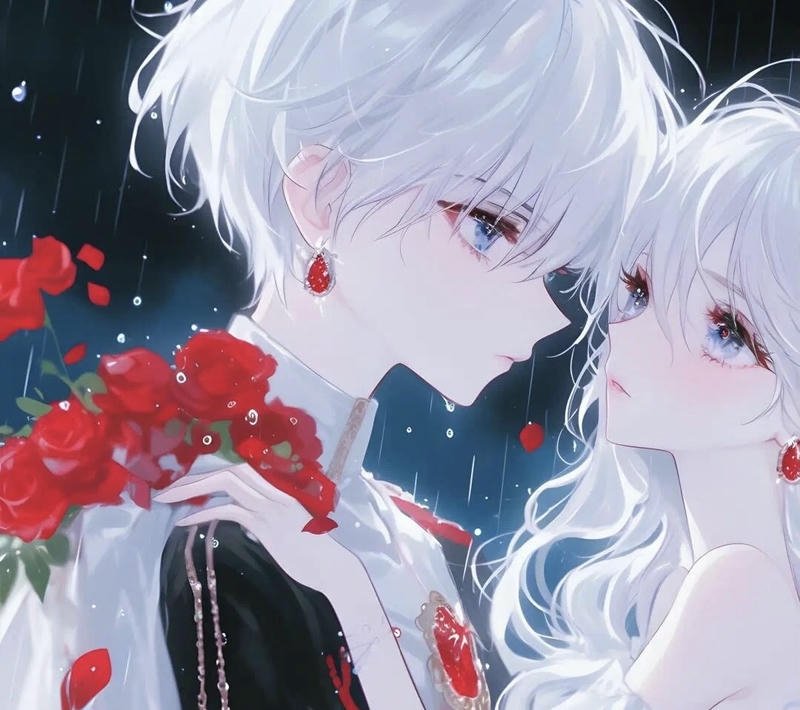 Ảnh avatar đôi anime hai người trong cùng khung cảnh