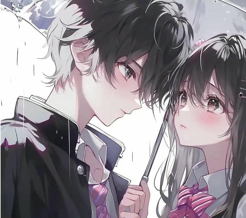 Ảnh avatar đôi anime hai nhân vật đứng cạnh nhau