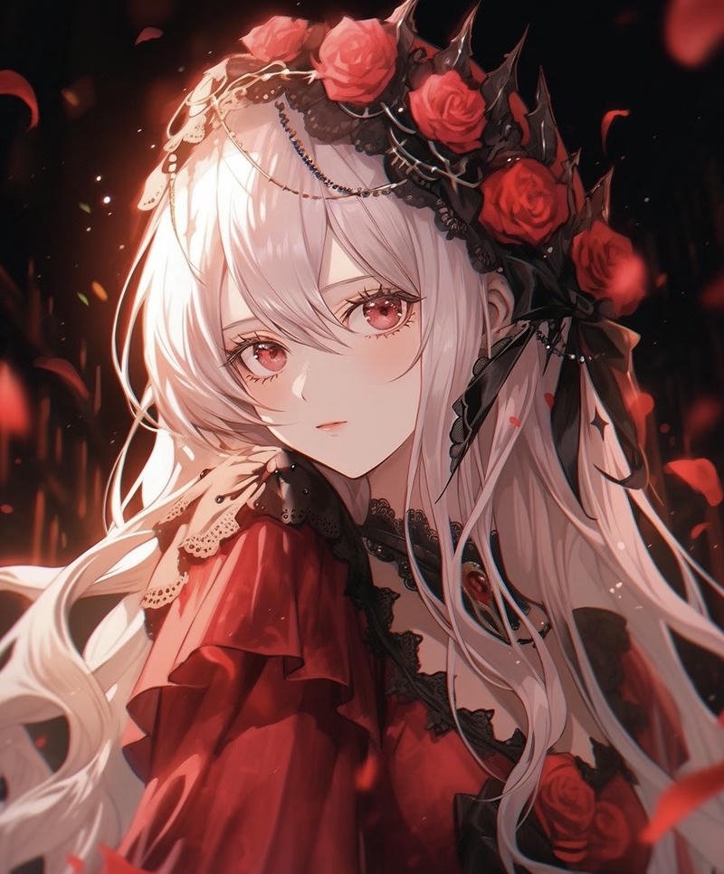 Ảnh cô gái anime cá tính mạnh mẽ và lạnh lùng