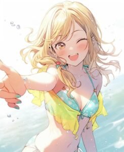 Ảnh cô gái anime mặc bikini chất lượng cao đẹp