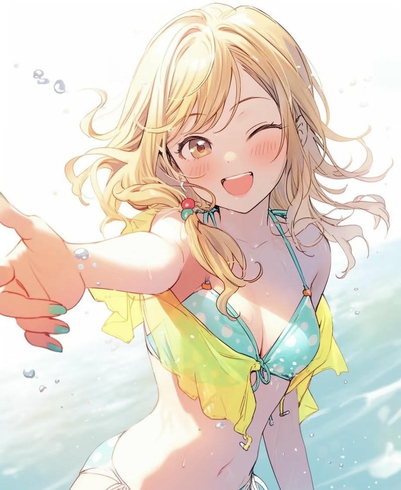Ảnh cô gái anime mặc bikini chất lượng cao đẹp