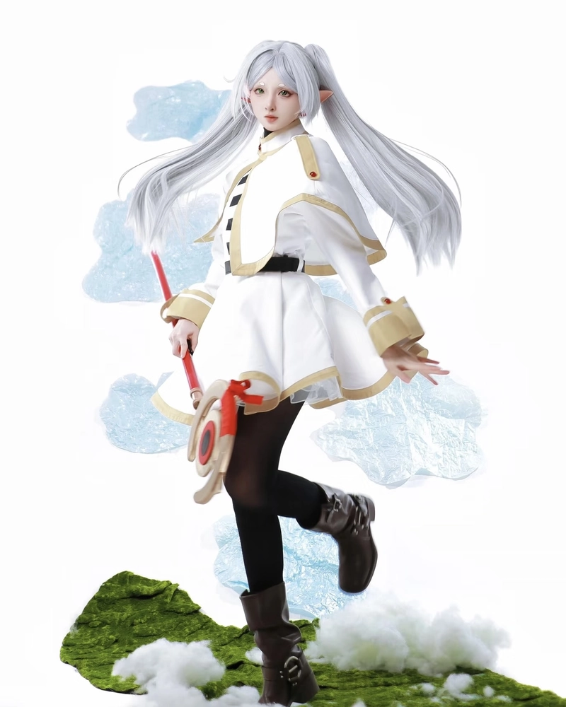 Ảnh cosplay Frieren với vẻ đẹp nhẹ nhàng huyền bí