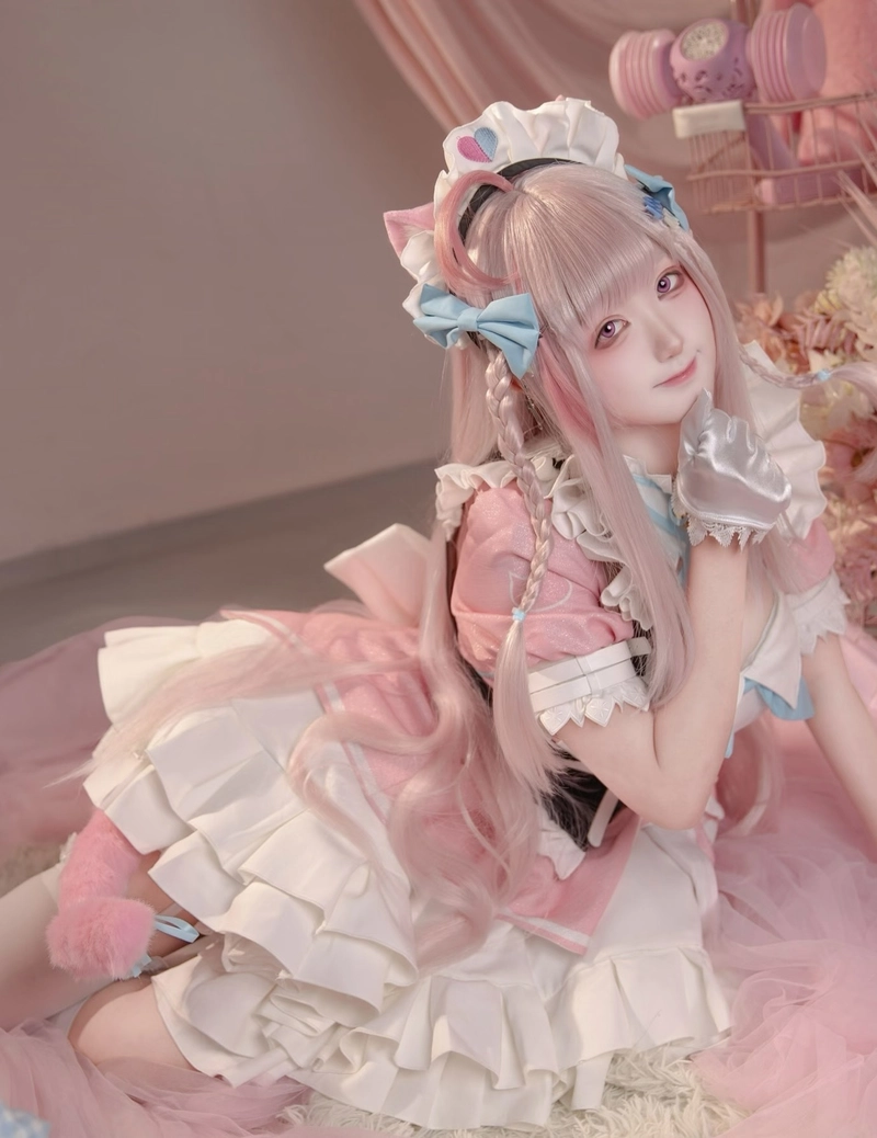 Ảnh cosplay anime cùng biểu cảm đáng yêu nổi bật