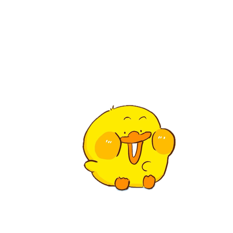 Ảnh sticker con vịt mang nét mềm mại dễ nhìn