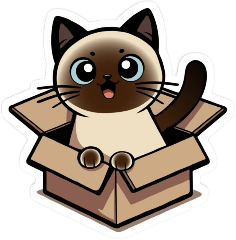 Ảnh sticker mèo mang đến cảm giác mềm mại rõ rệt