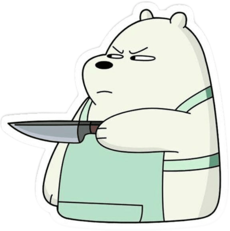 Biểu hiện ngộ nghĩnh tạo nên sticker gấu cute thú vị