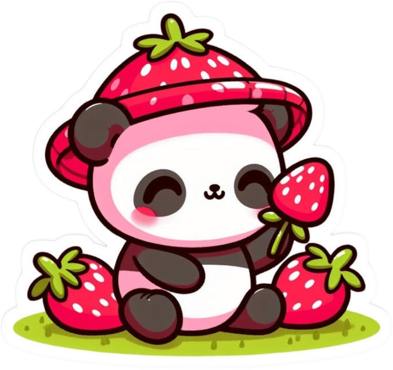 Biểu hiện sinh động tạo nên sticker gấu trúc thú vị