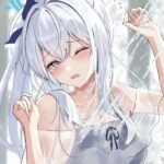 Chân dung anime nữ phong cách nhẹ nhàng dùng avatar