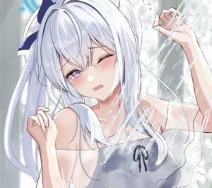 Chân dung anime nữ phong cách nhẹ nhàng dùng avatar