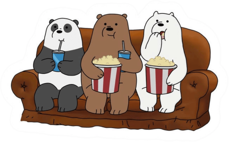 Chi tiết đơn giản tạo cảm giác sticker gấu cute gần gũi