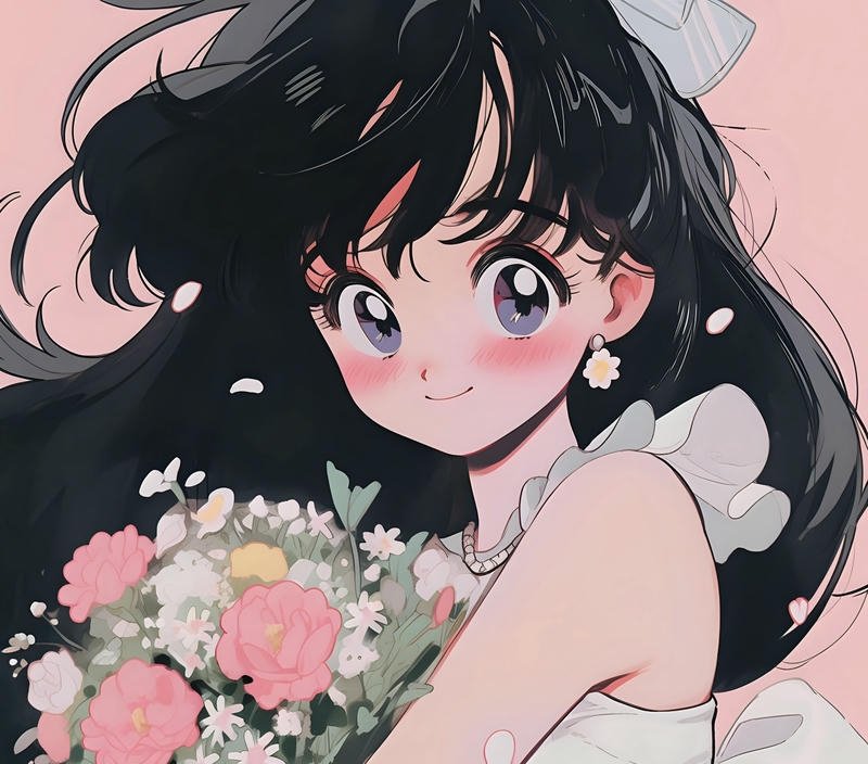 Cô gái anime lạnh lùng phù hợp ảnh đại diện đẹp