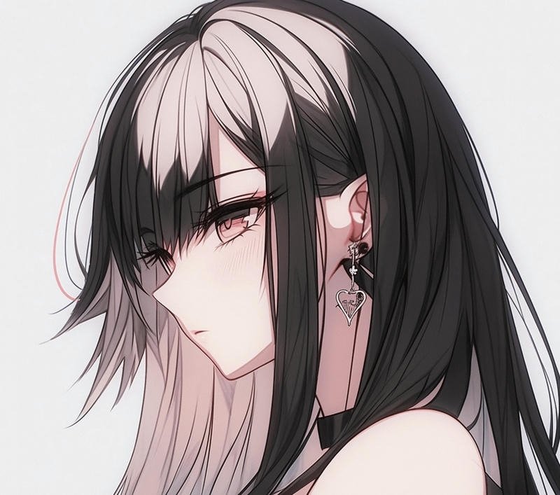 Cô gái anime nhẹ nhàng phù hợp ảnh đại diện đẹp