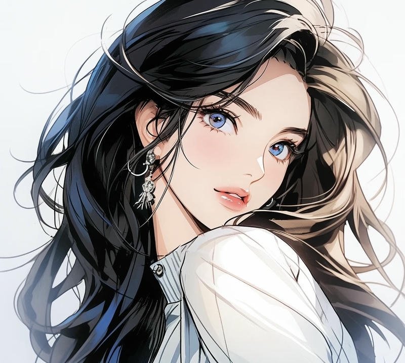 Cô gái anime xinh xắn phù hợp làm avatar anime nữ