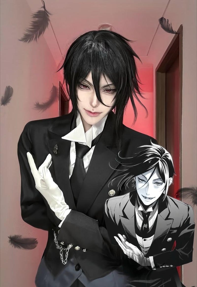 Cosplayer nam thể hiện phong cách chiến binh anime