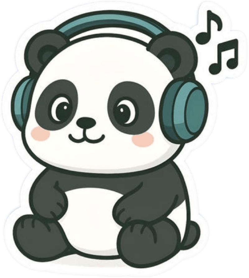 Cử chỉ ngộ nghĩnh giúp sticker gấu trúc nổi bật