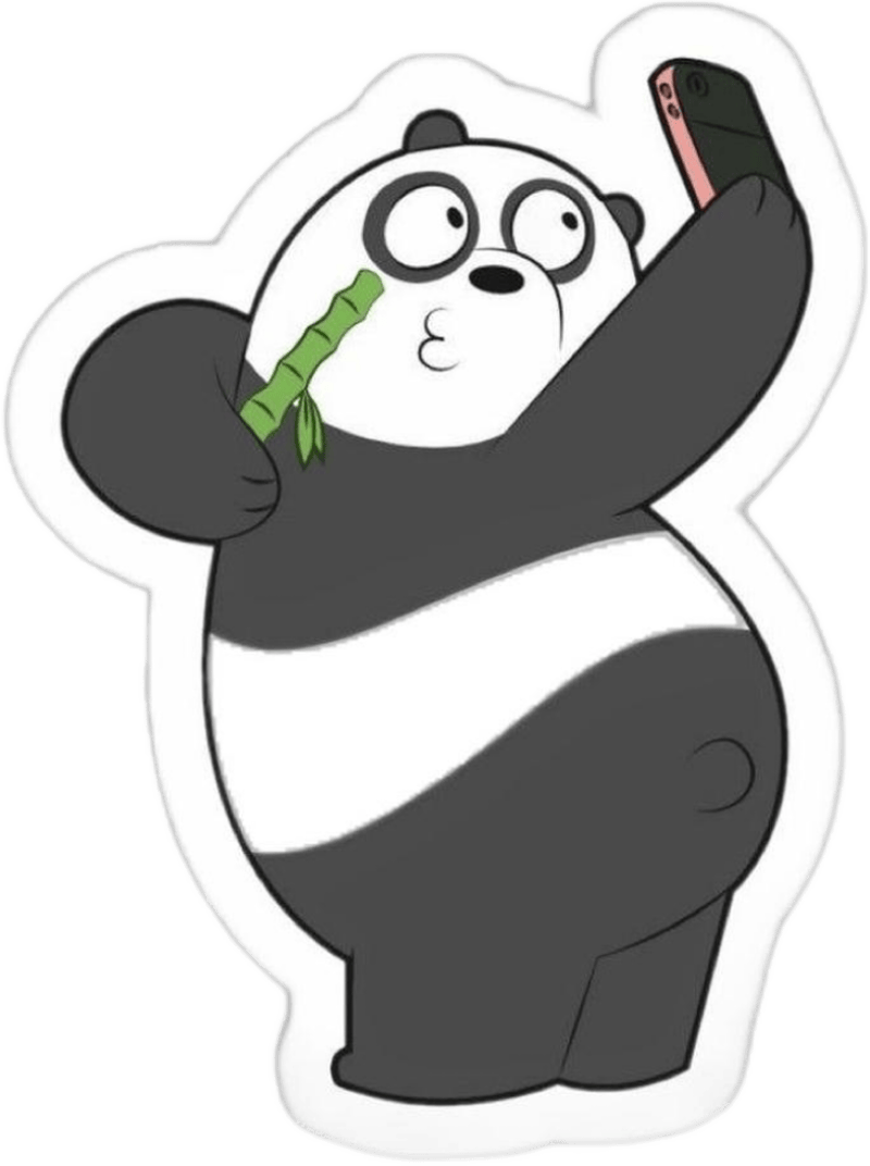 Cử động đáng yêu giúp sticker gấu cute cuốn hút
