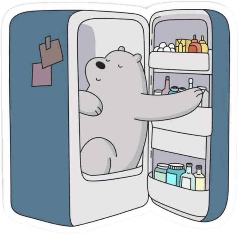 Dáng vẻ tinh nghịch mang lại sticker gấu cute thú vị