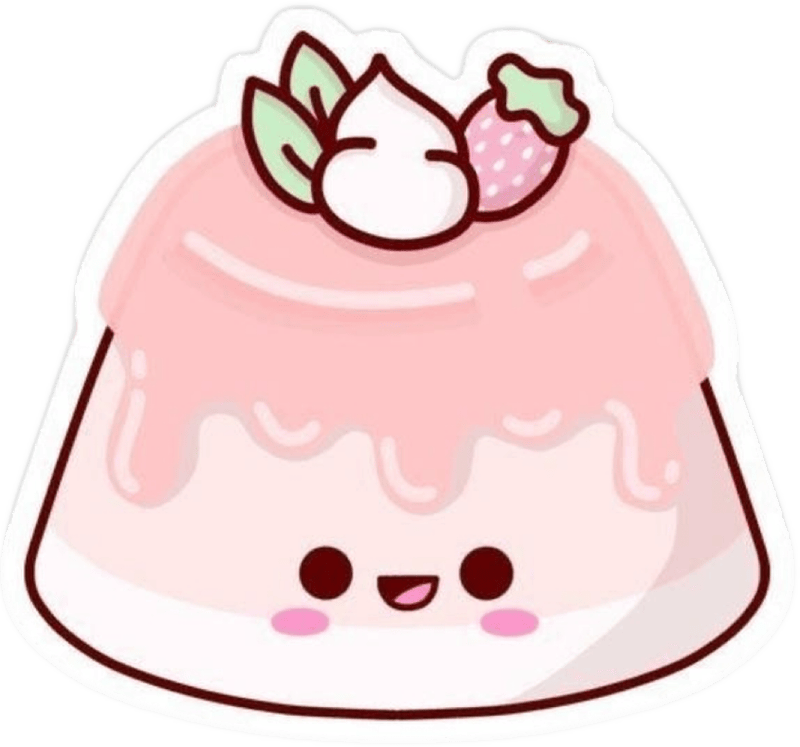 Đường nét gọn gàng giúp sticker màu hồng dễ nhìn