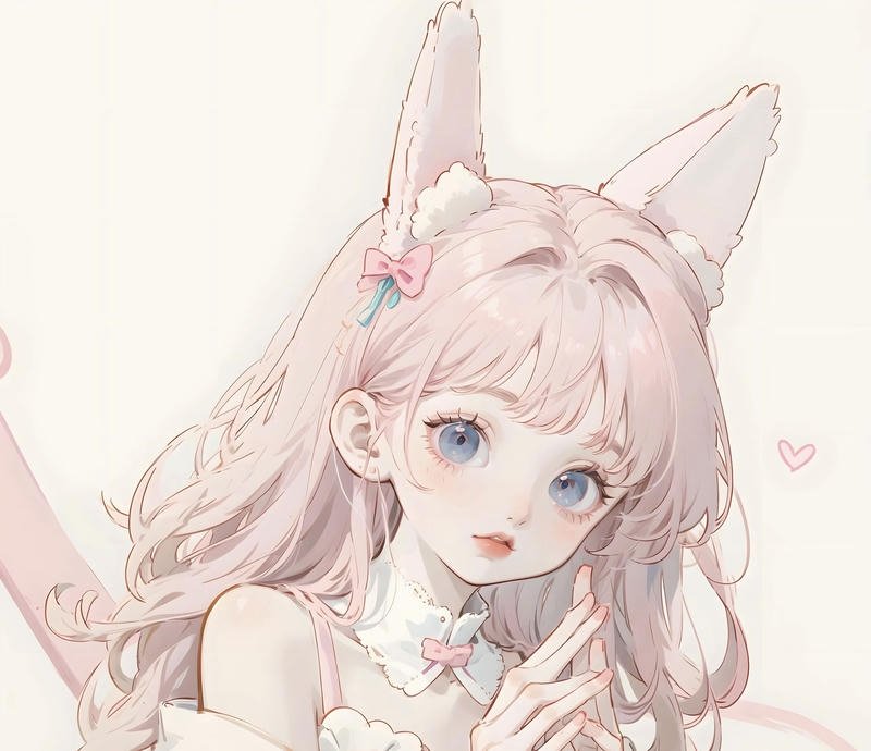 Gái anime xinh xắn phong cách trong sáng nhẹ nhàng