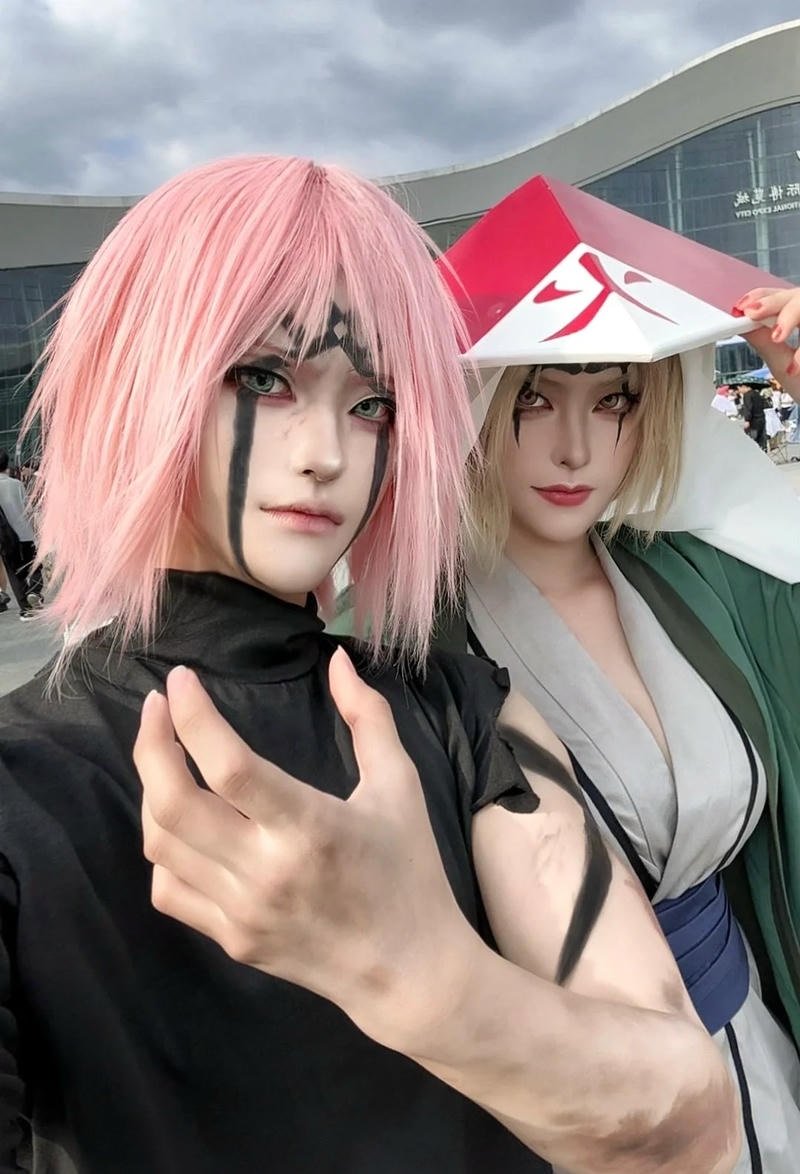 Gái xinh cosplay tsunade với vẻ đẹp mạnh mẽ nổi bật