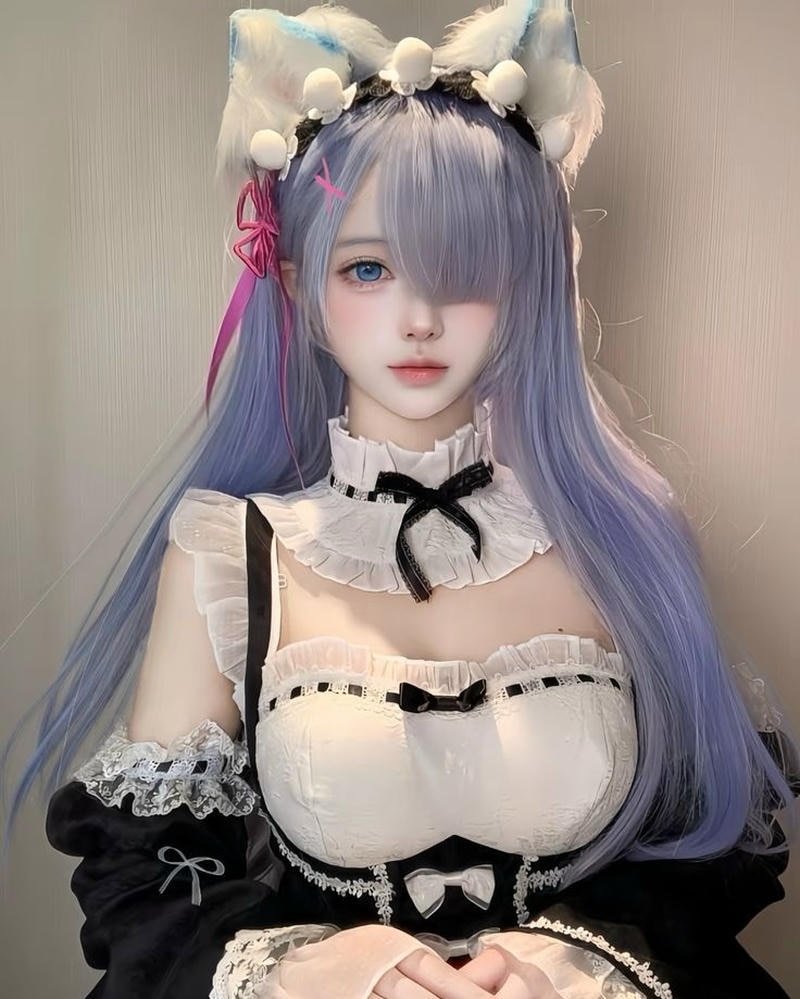 Góc chụp cosplay anime ánh sáng nổi bật cuốn hút