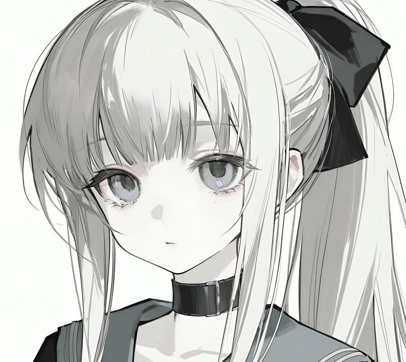 Hình ảnh anime nữ ngầu với phong thái tự tin