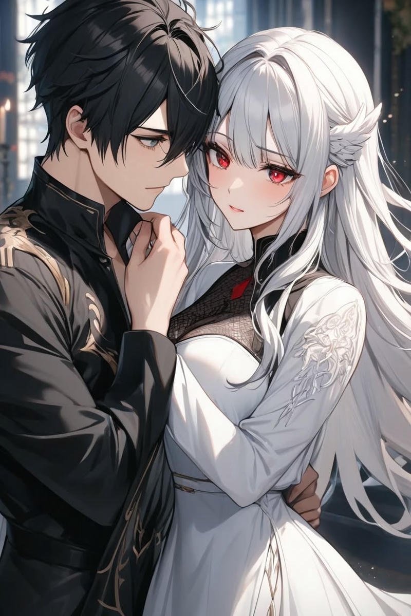 Hình ảnh avatar đôi anime ngầu đôi nhân vật tông tối