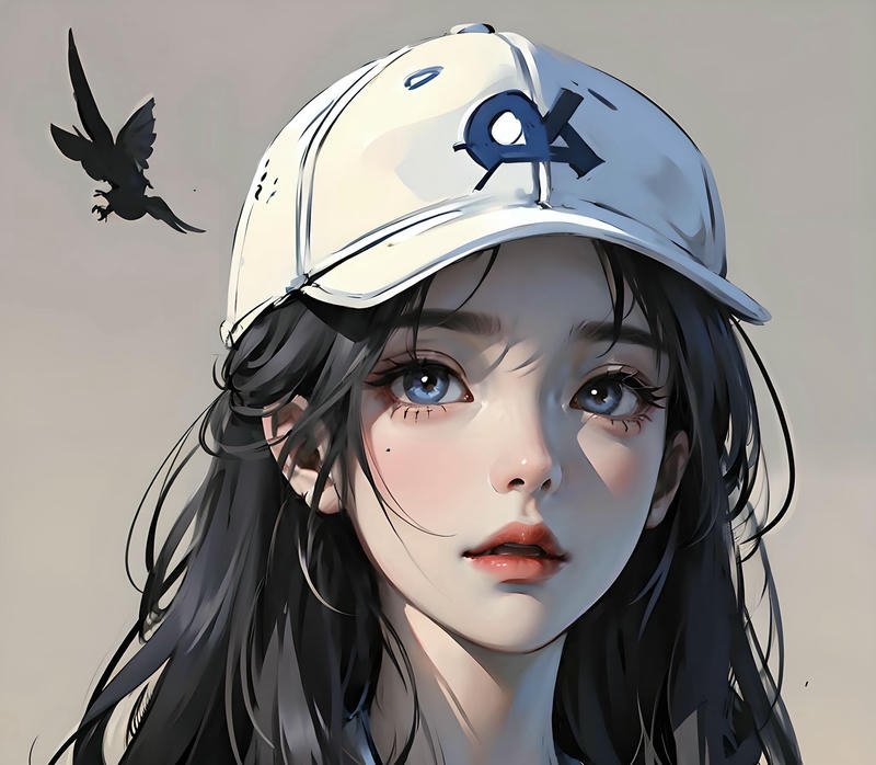 Hình ảnh cô gái anime phong cách ngầu