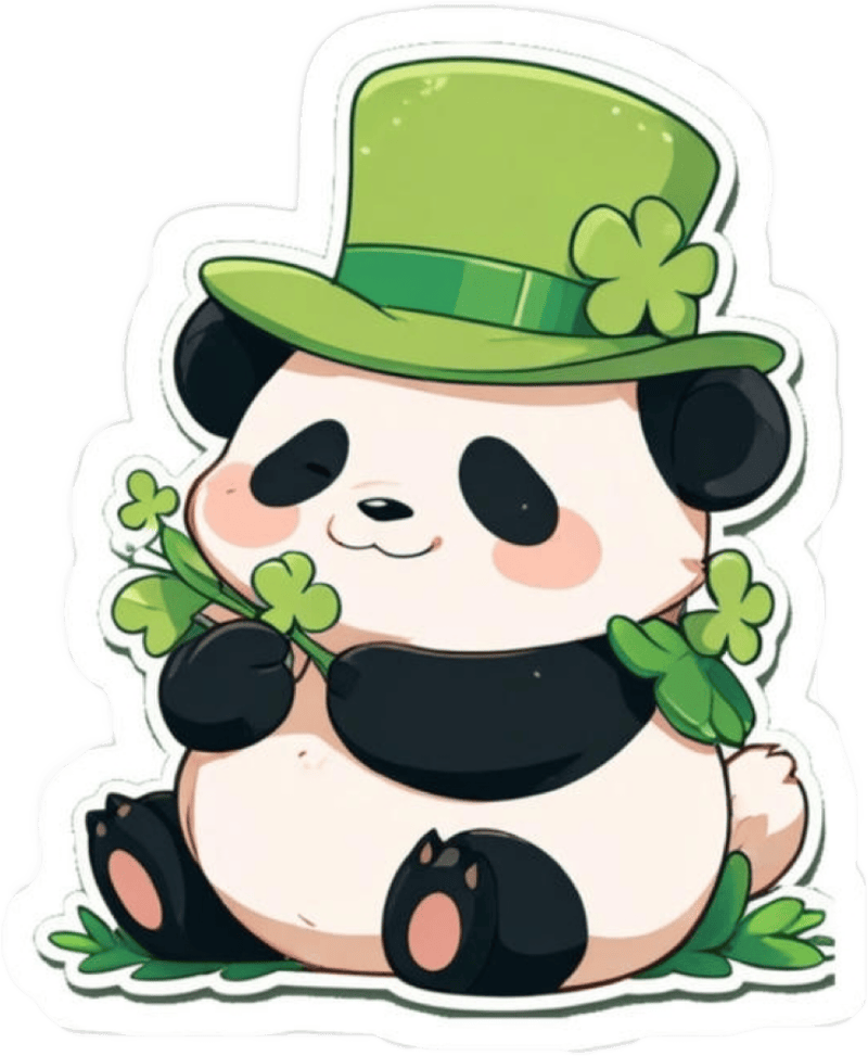 Hình ảnh đáng yêu tạo nên sticker gấu trúc gần gũi