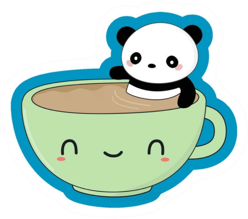 Hình ảnh ngộ nghĩnh giúp sticker gấu trúc cuốn hút