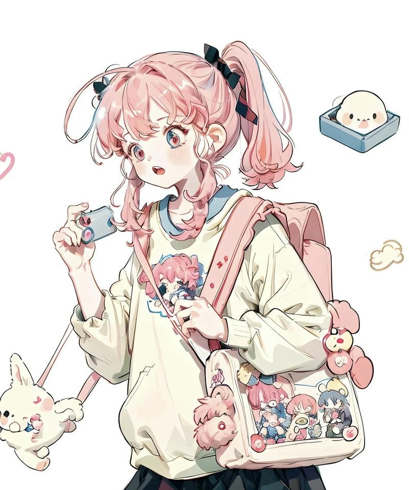 Hình anime nữ cute siêu xinh phong cách hiện đại