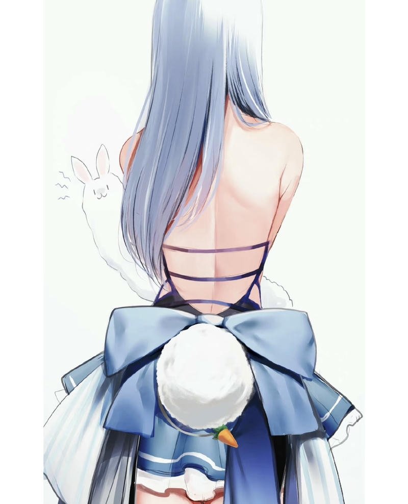 Hình cô gái quay lưng anime trước khung cảnh hoàng hôn
