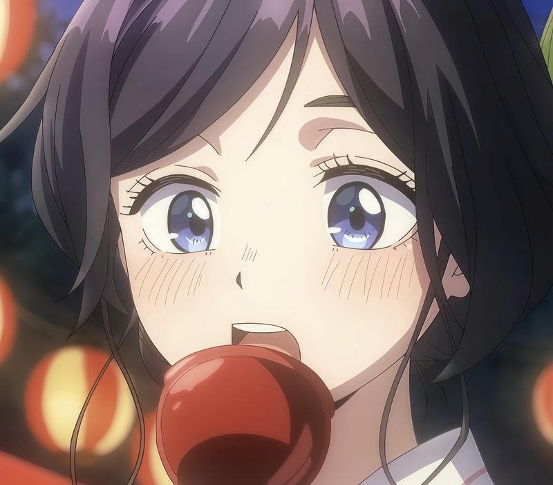 Hình nhân vật anime nữ phong cách nhẹ nhàng đáng yêu