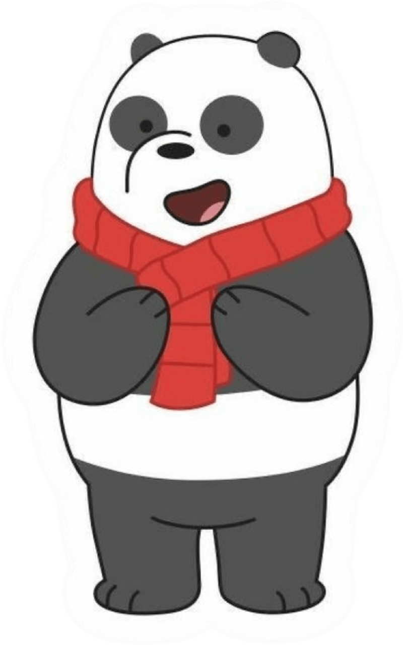 Hình vẽ đáng yêu mang lại sticker gấu trúc vui nhộn