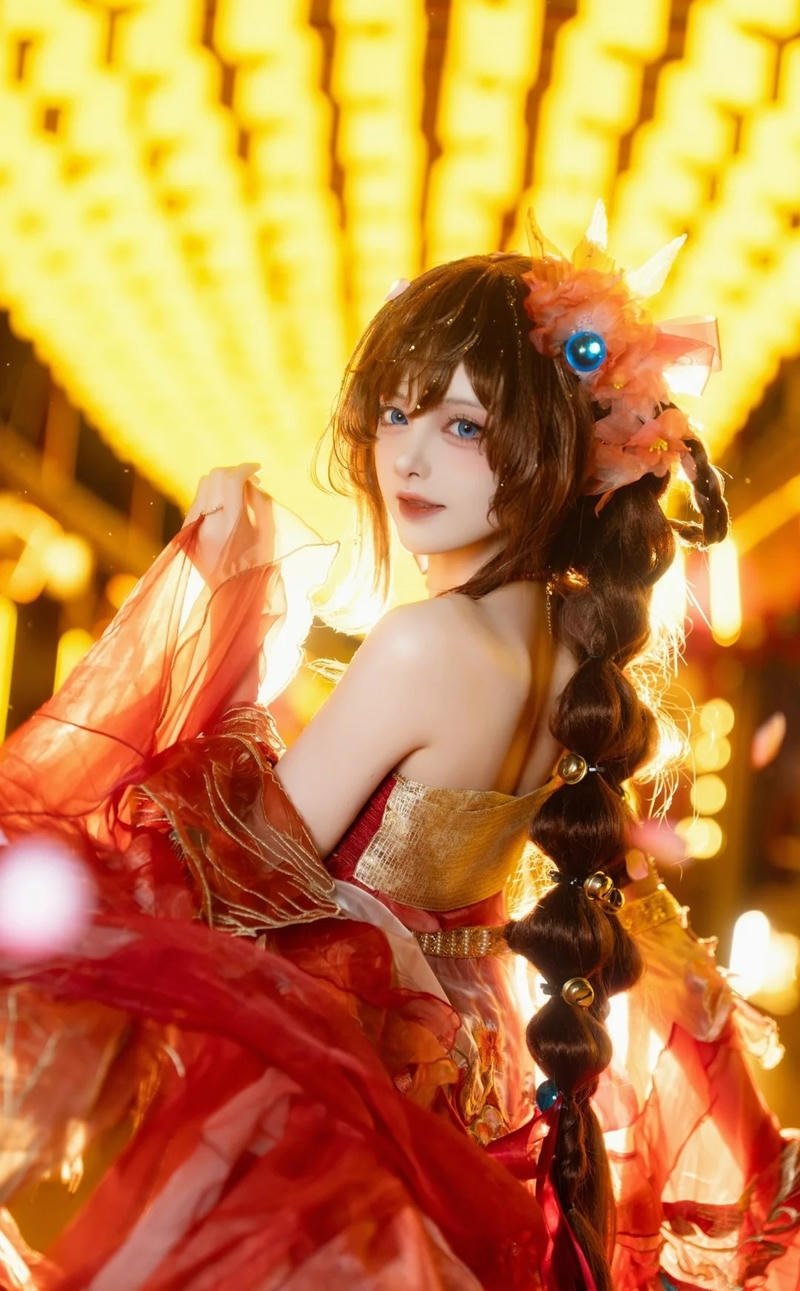 Hóa trang tướng natalya nghiệp hỏa yêu hậu lửa đỏ