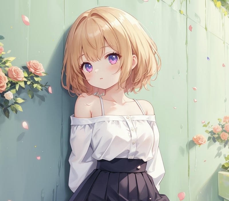 Nữ sinh anime tóc ngắn trong trẻo làm ảnh đại diện