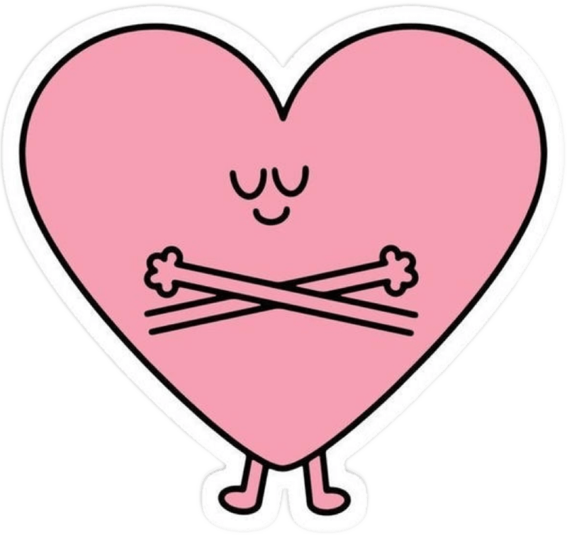 Phong cách dễ thương giúp sticker màu hồng cuốn hút