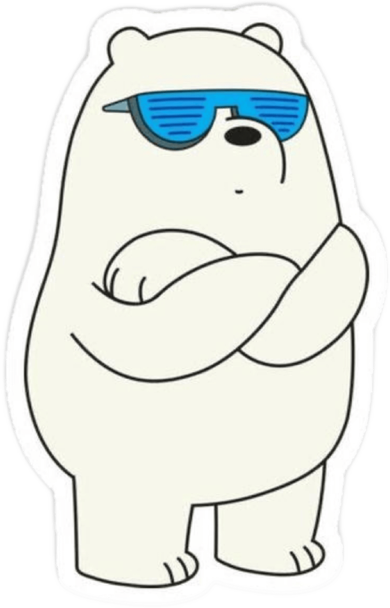 Tạo hình vui nhộn giúp sticker gấu cute sinh động