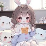 Thiếu nữ tóc ngắn đáng yêu ảnh anime nữ cute