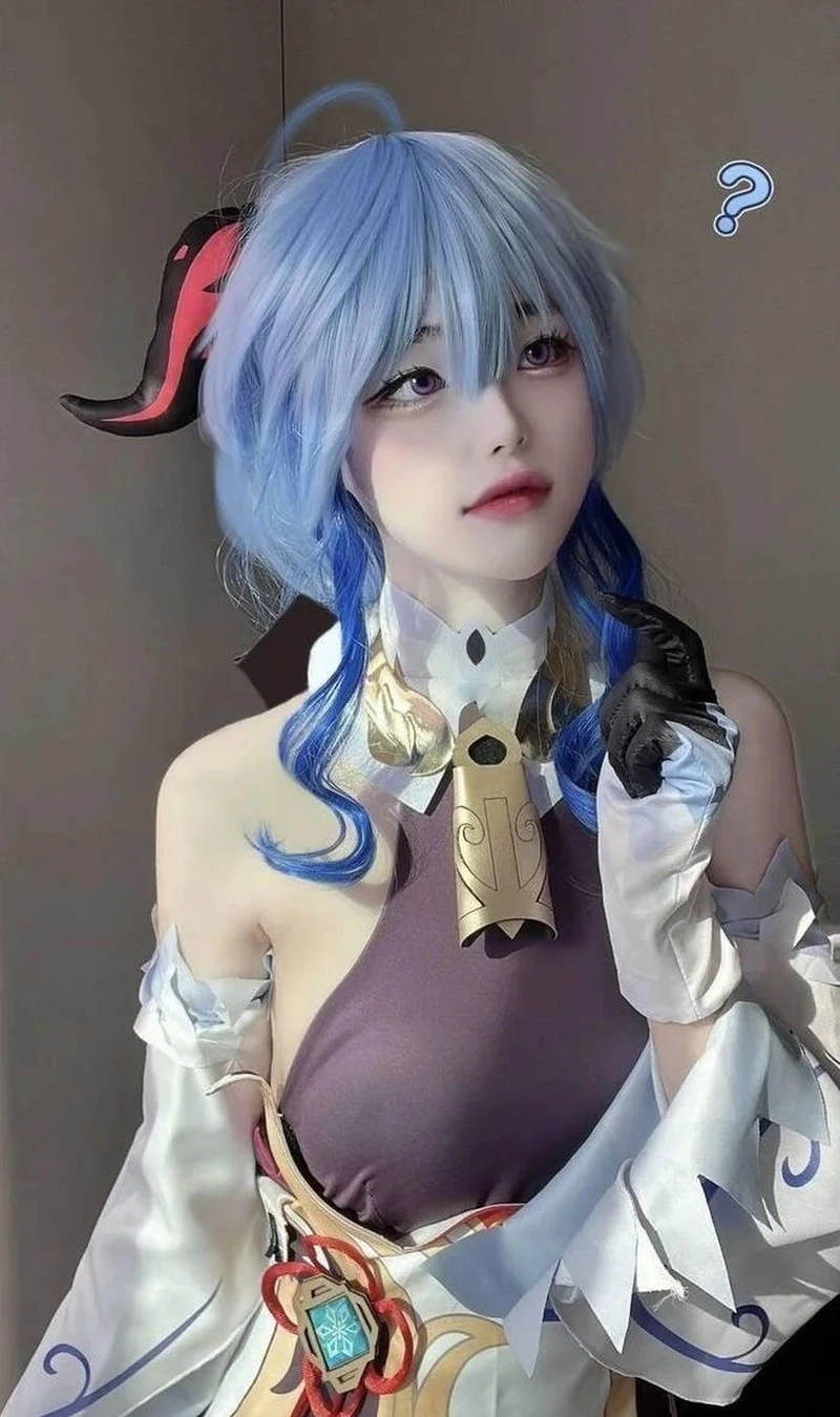 Ảnh cosplay Ganyu phong cách dễ thương nổi bật thu hút