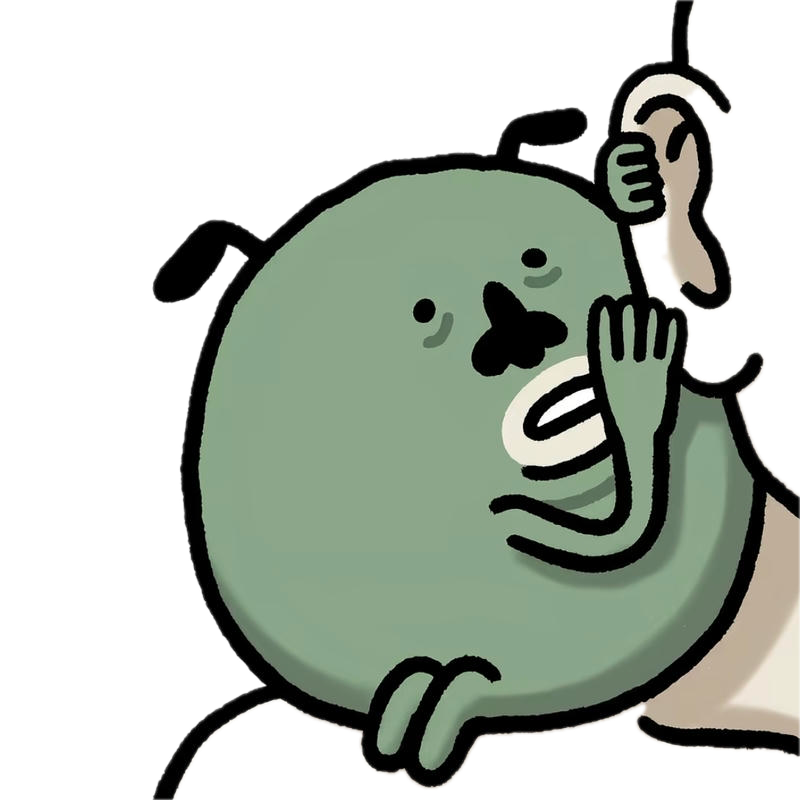 Biểu tượng gương mặt chibi vui tươi với nét đáng mến