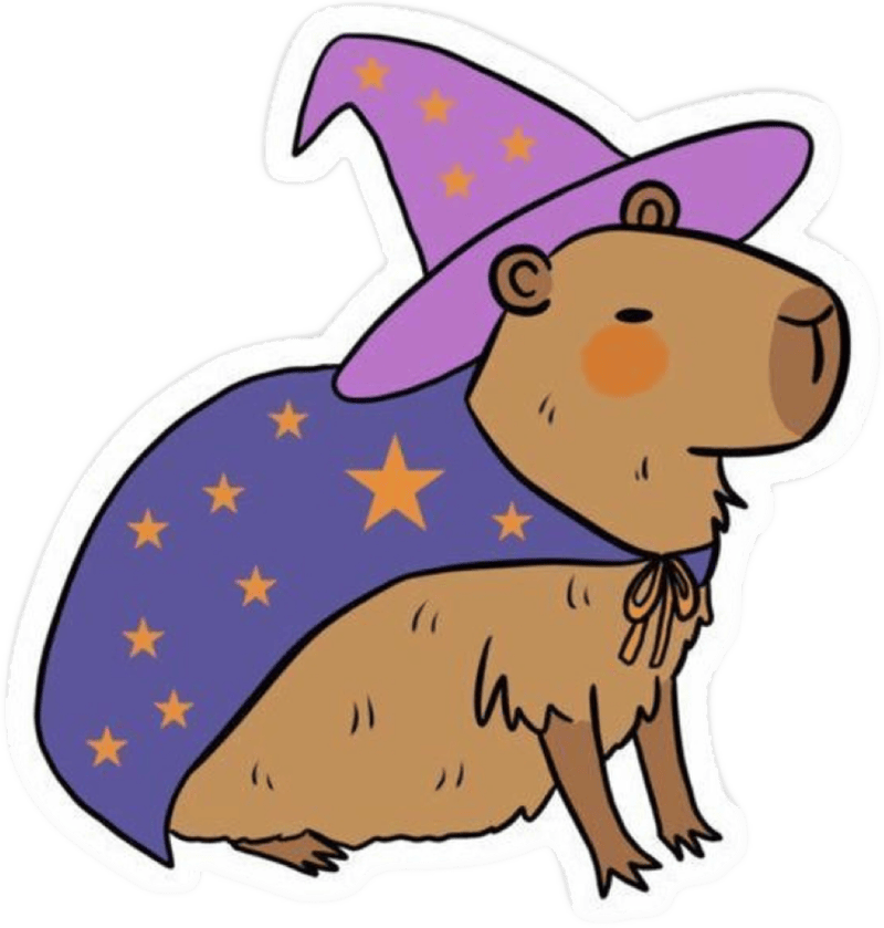 Cảm giác tò mò được gợi lên qua sticker halloween