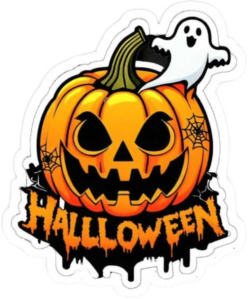 Cảm nhận sinh động pha chút lạ lẫm trong sticker halloween