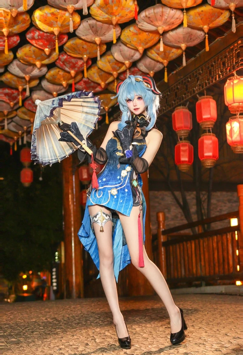 Cosplayer cá tính giúp nhân vật Ganyu thêm phần nổi bật cuốn hút