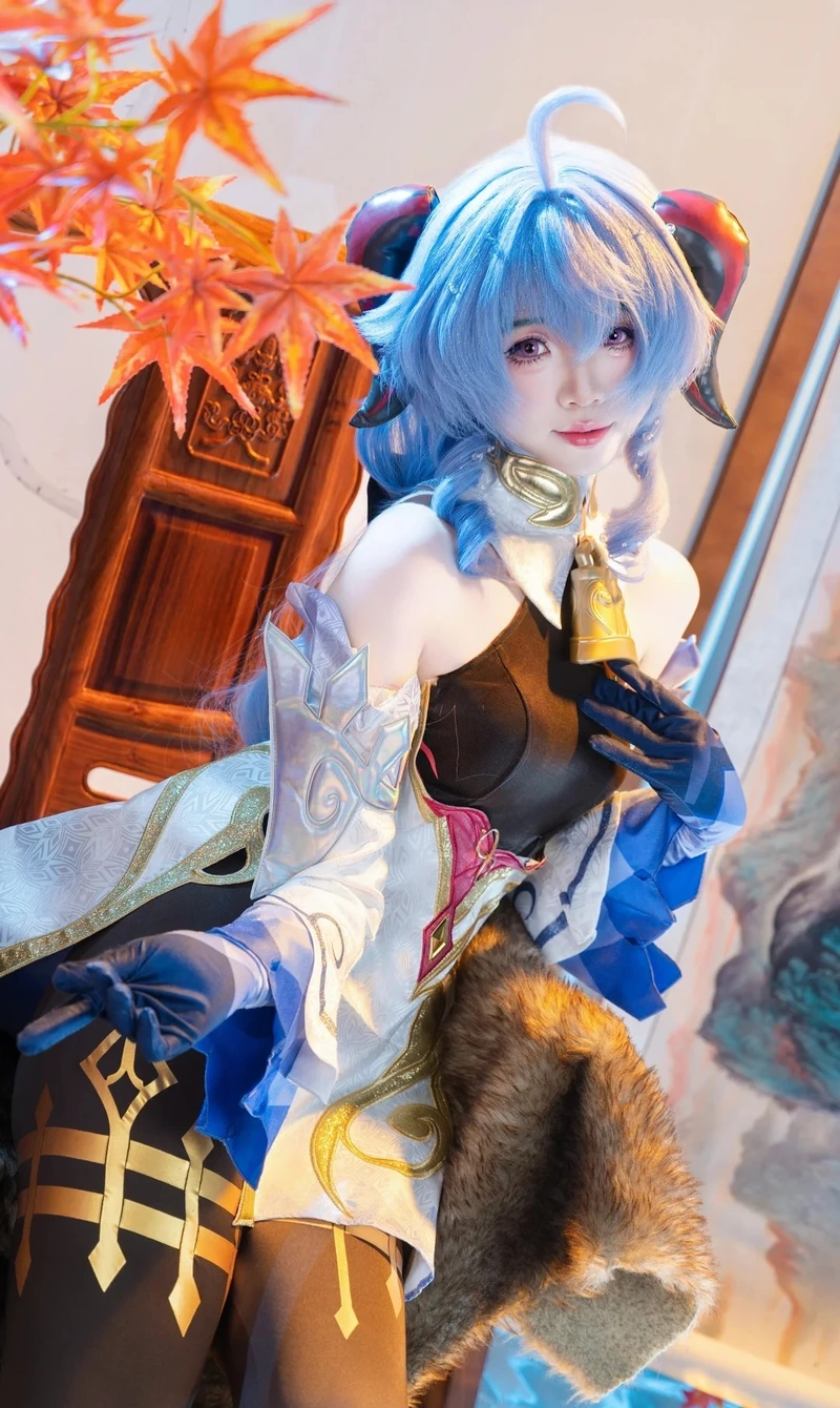 Hình ảnh Ganyu cosplay mang vẻ đẹp dịu dàng cuốn hút