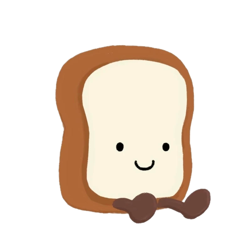 Icon chibi đáng yêu với nụ cười tươi và ánh mắt long lanh